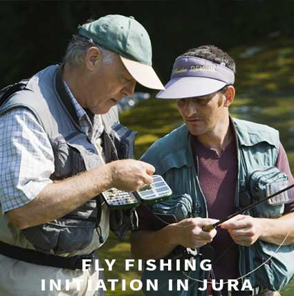 Fly fishing initiation in Jura